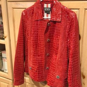 Flashy red jacket 😄